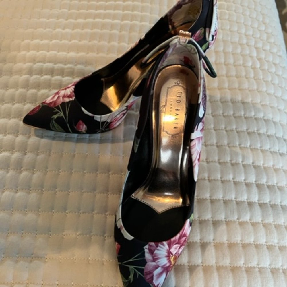 Ted Baker Floral Heeled Pumps